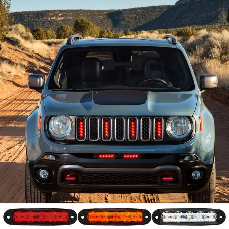 Trailer Marker LED Light Front Rear LED Side Marker Lights Caravan Sealed Indicators Clearance Lamp Turn Signal Stop Running
