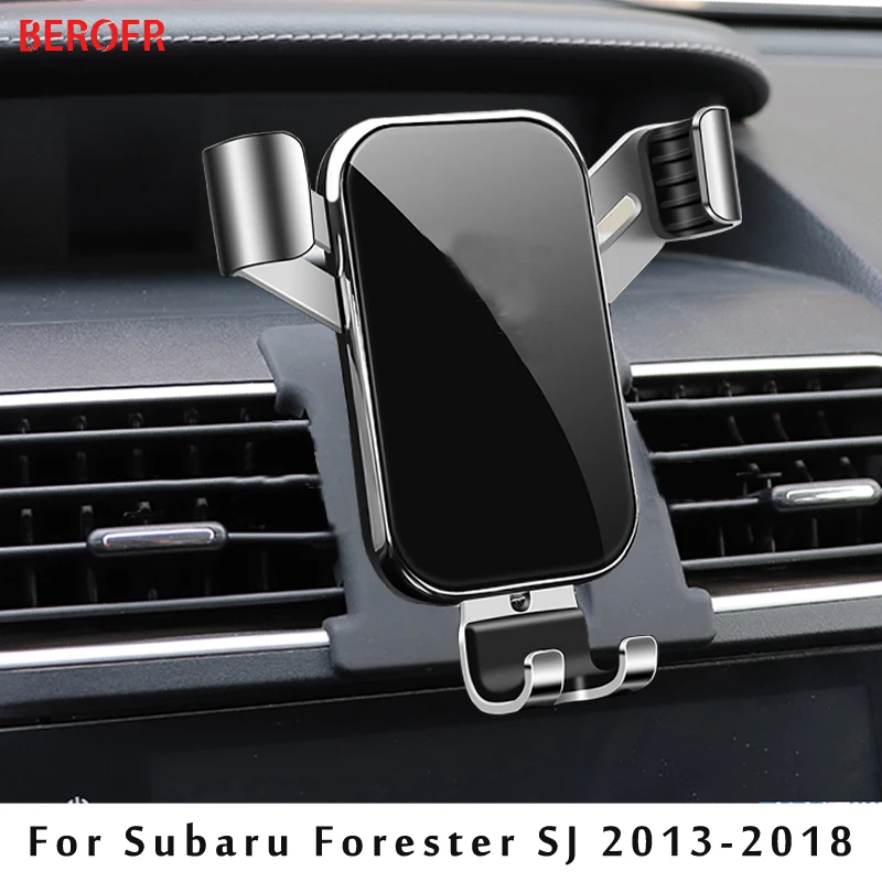 Car Phone Holder For Subaru Forester SK SJ 2013-2018 2022 Car Styling Bracket GPS Stand Rotatable Support Mobile Accessories