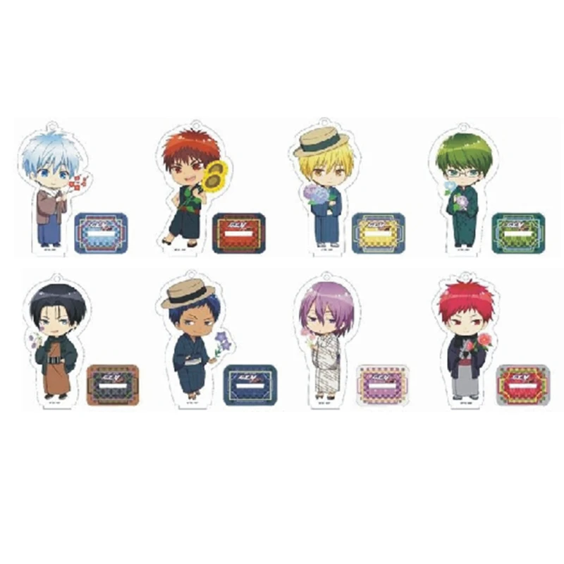 Anime Seijuro Akashi Tetsuya Taiga Atsushi Murasakibara Shintaro Midorima Mini Figure Doll Acrylic Stand Model Cosplay Toy Gift