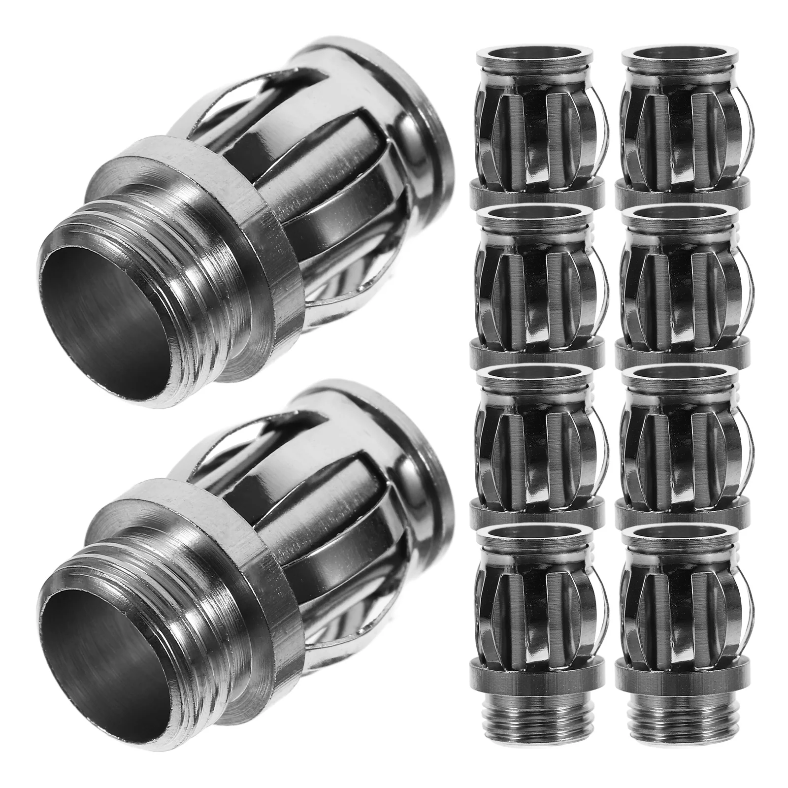 10 pçs g4 luminárias de ferragem da lâmpada m10 fixador rosqueado conexão segura compatibilidade universal suporte soquete metal g4 soquete