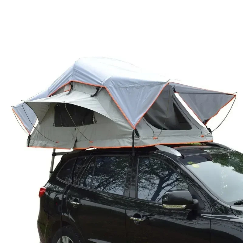 New Type Off Road Camping Fishing Outdoor Hard Shell Auto Car Roof Top Tent for Sale