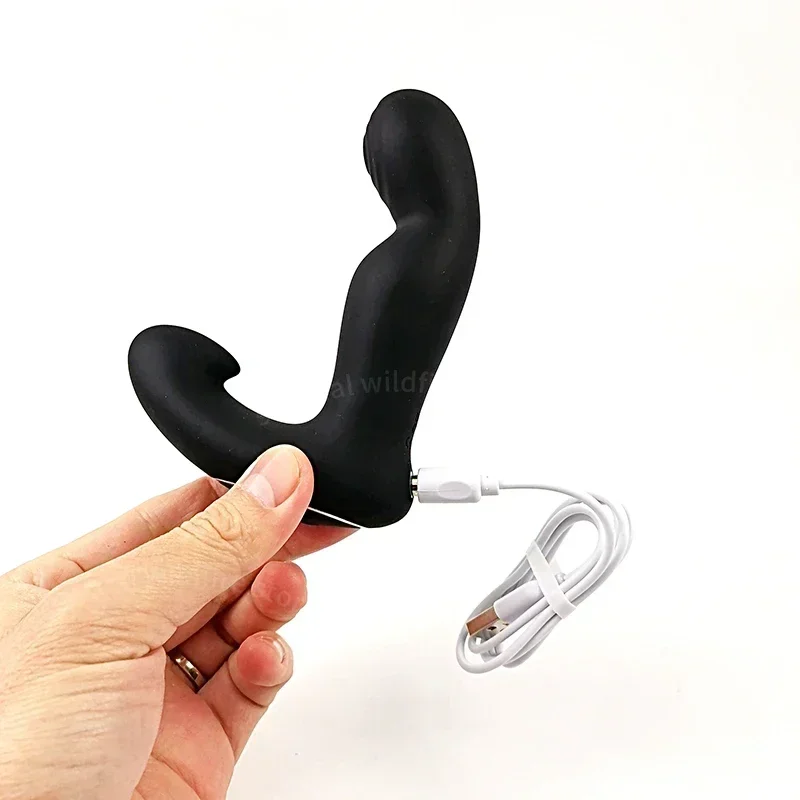 618202510 سرعة الاهتزاز و 360 درجة الدورية جهاز تدليك للبروستاتا للرجال App التحكم قابلة للشحن سيليكون بعقب الشرج Vibr #5
