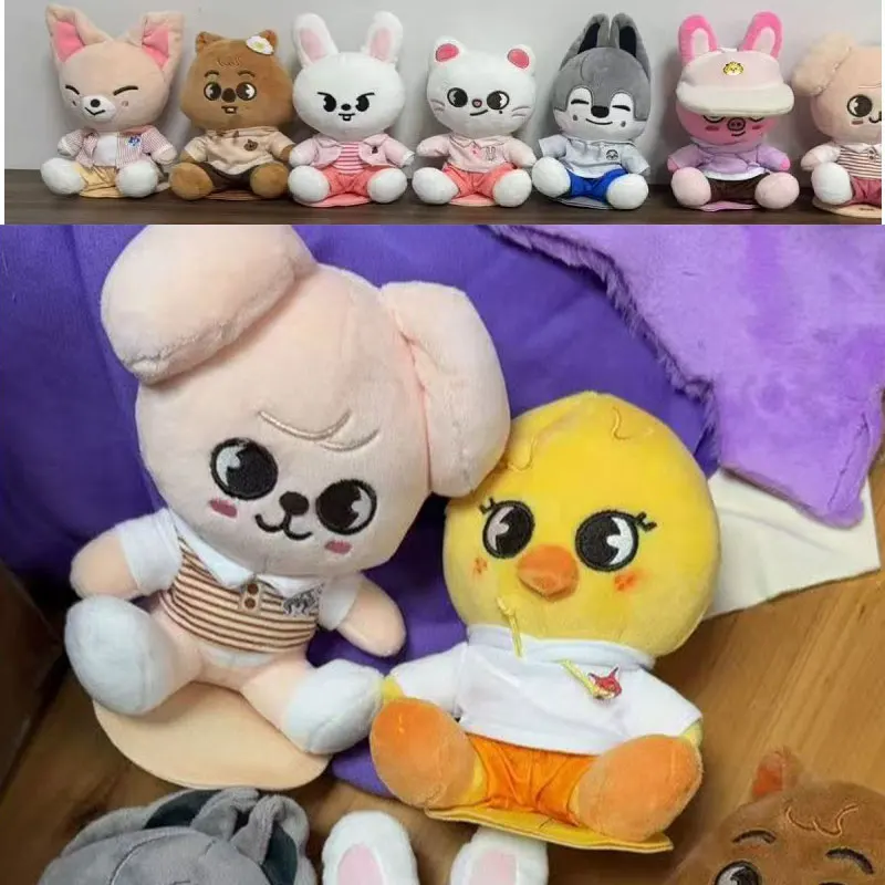 Nuevo Peluche Oficial de Stray Kids Skzoo x Zootopia, Juguete de Peluche de Dibujos Animados, Decoración de Habitación, Regalo para Niños