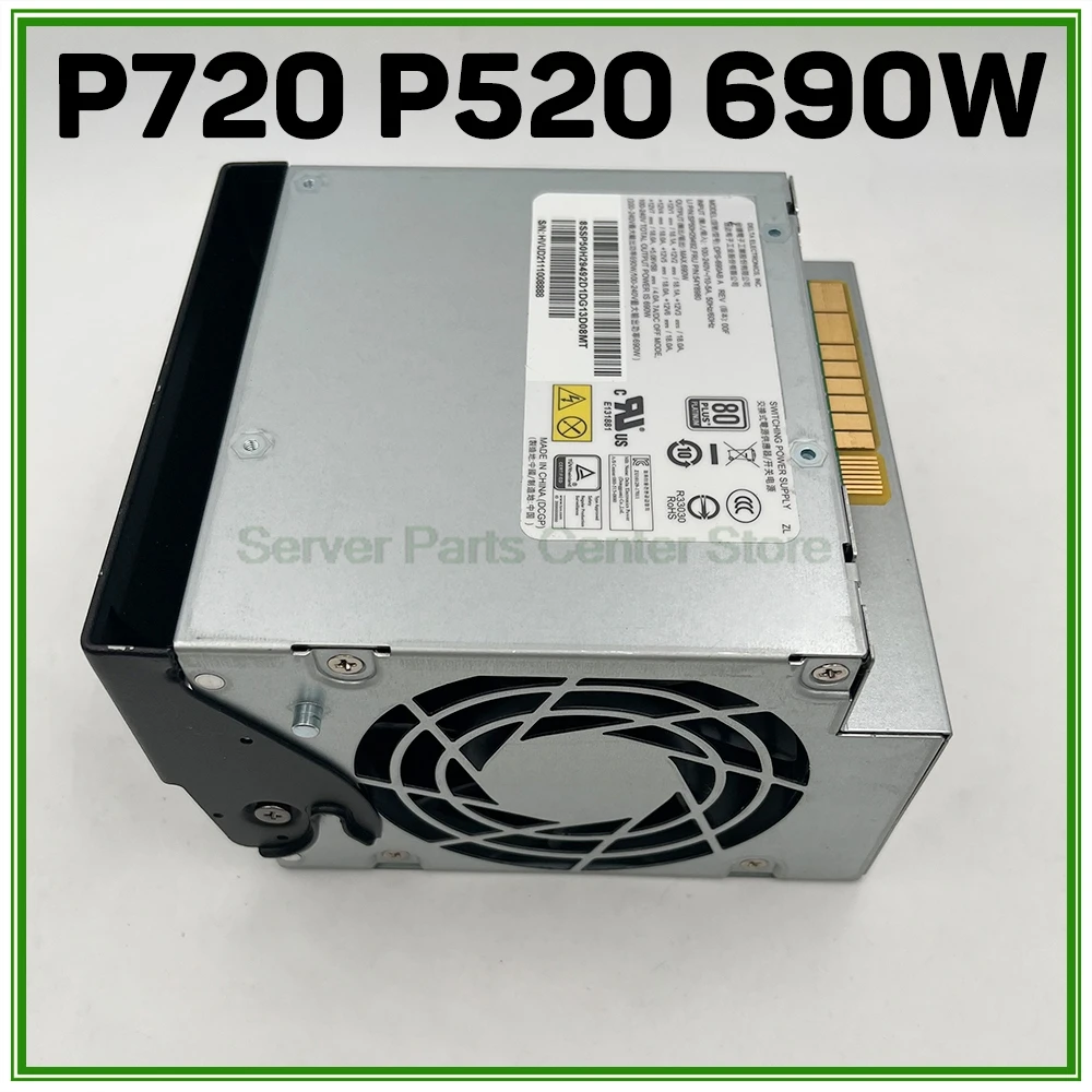 For Lenovo P720 P520 690W Server Workstation Power Supply 54Y8980 DPS-690AB A