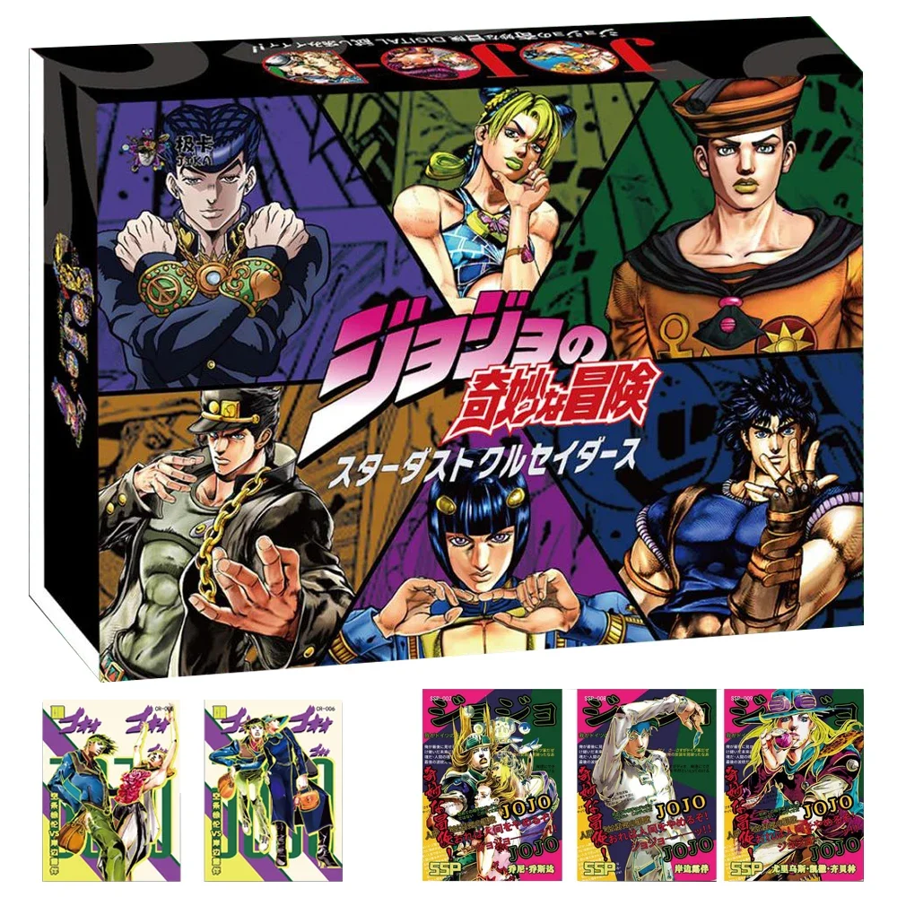 

JoJo's Bizarre Adventure Collection Card For Children Exquisite Jonathan Joestar Gold Plated Acrylic Limited Game Card Kids Toys