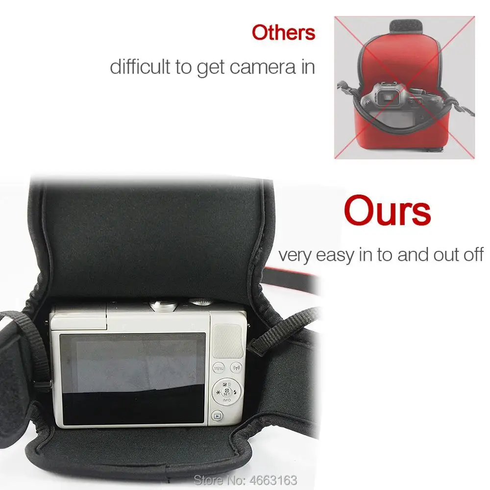 حقيبة كاميرا حافظة ناعمة لـ Fujifilm X-T50 X-M5 X-E4 X-S10 X-T200 X-T30 II XT50 XM5 X-A7 X-A5 X-A20 X-A3 X-A2 مع عدسة 15-45 ملم