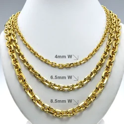 Men trendy chains necklace n248