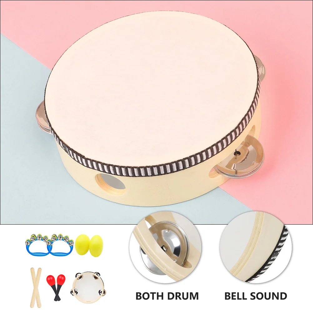 1Set Muzikale Kleine Instrumenten Creatieve Vroegschoolse Muziek Onderwijs voor Voorschoolse Thuis Familiefeest Kinderen Percussie