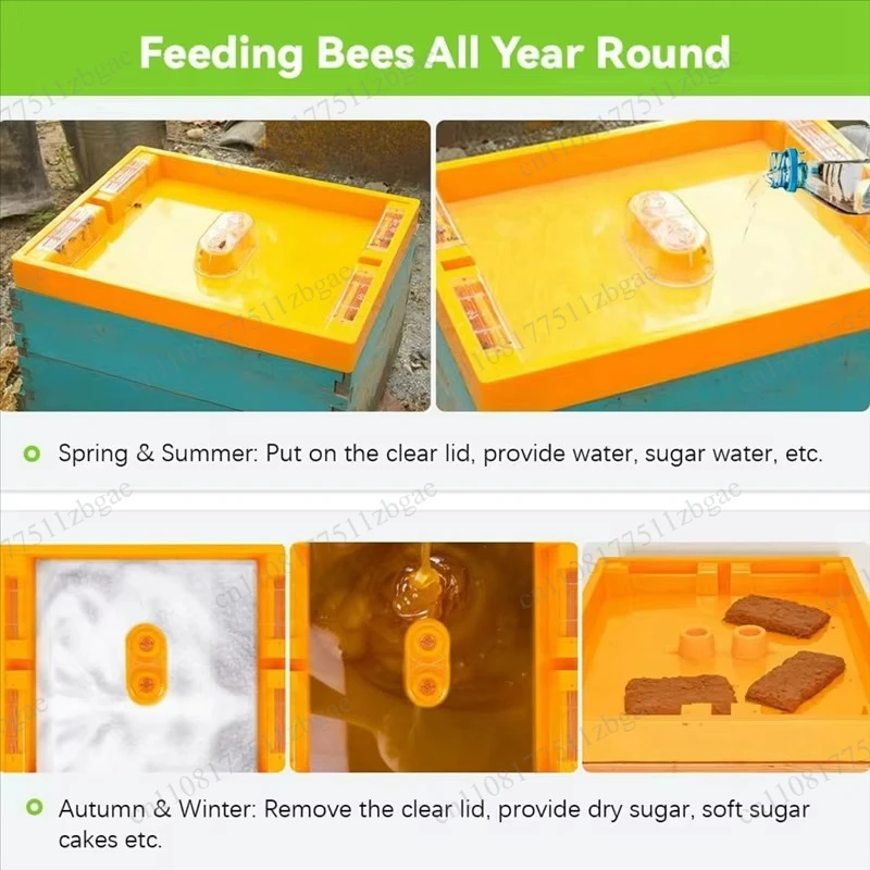 AD23 Bee Feeder Top Feeder For Langstroth 10 Frame Beehive Beekeeping Supplies Water Sugar Cake Feeding