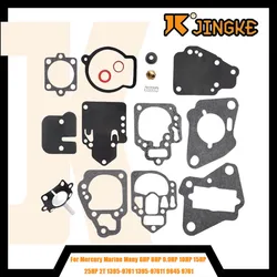 For Many 6HP 8HP 9.9HP 10HP 15HP 25HP 2T 1395-9761 1395-97611 9645 9761 Mercury Marine Outboard Carburetor Repair Rebuild Kit