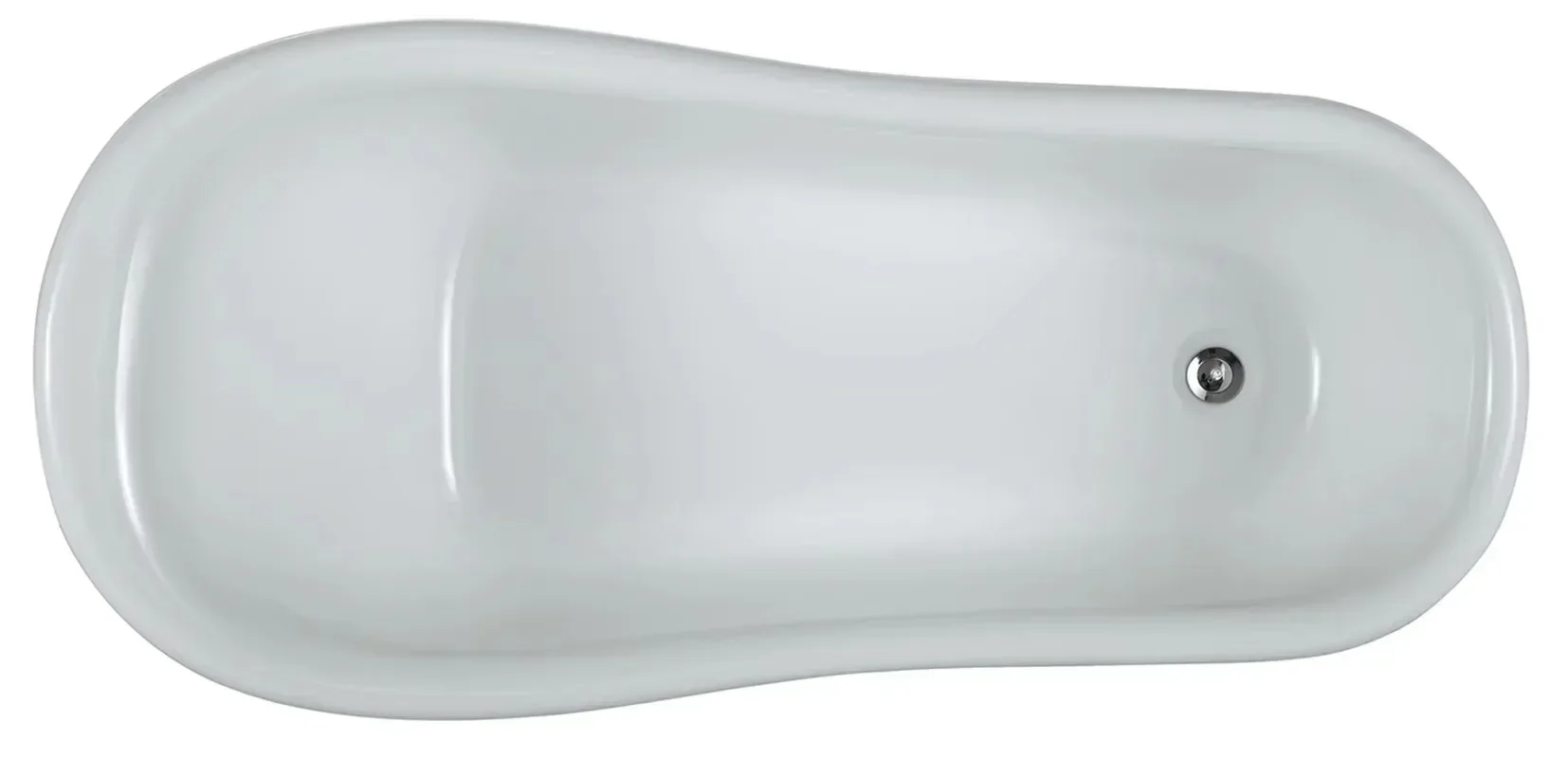 2025 Bestselling Classic Recliner Style Freestanding Acrylic Bathtub