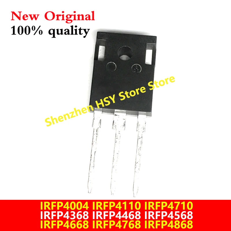 (5piece)100% New IRFP4004 IRFP4110 IRFP4710 IRFP4368 IRFP4468 IRFP4568 IRFP4668 IRFP4768 IRFP4868 TO-247 Chipset