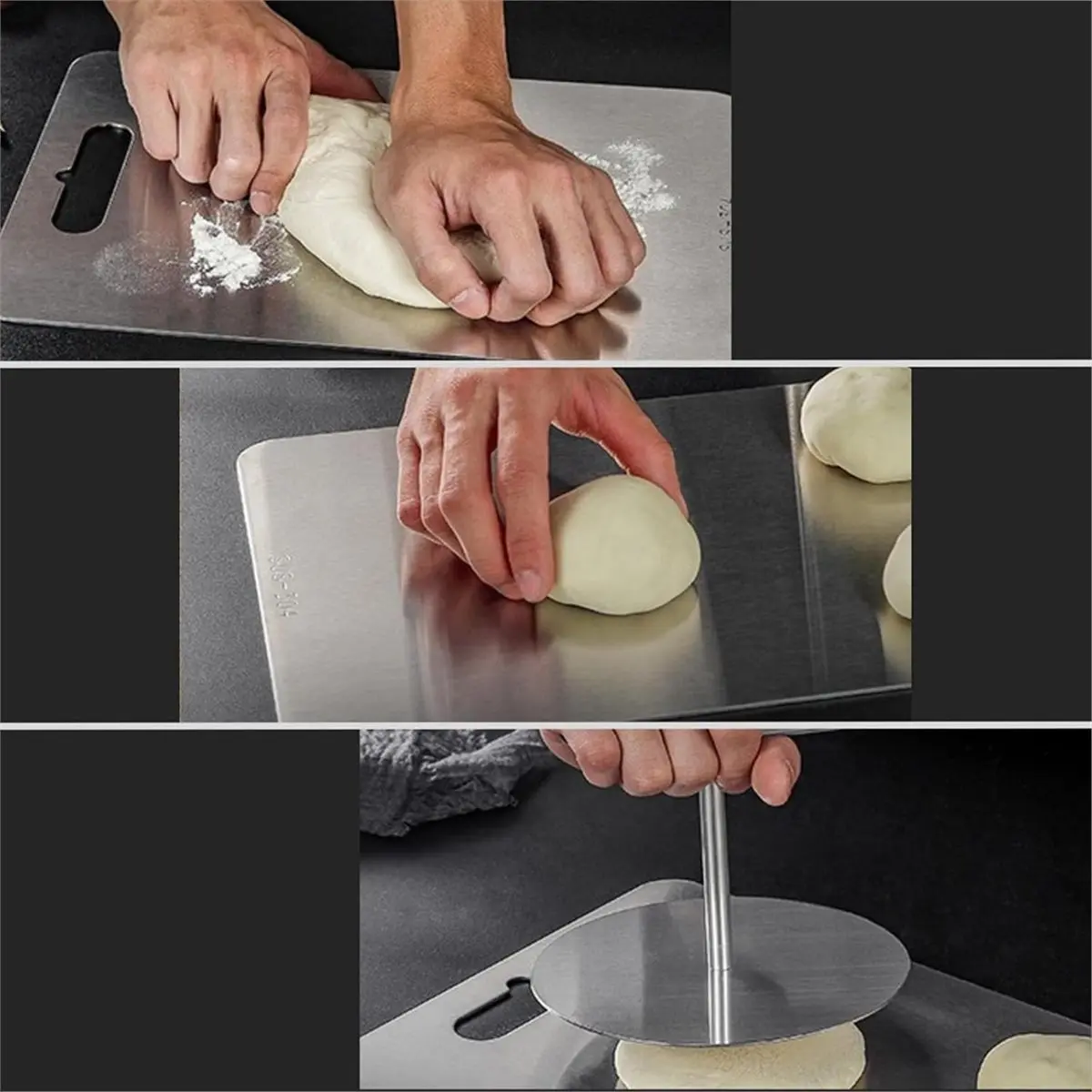 Home Tool Simple Tortilla Press Maker - Stainless Steel Multi-Functional Dough , Maker for Making Flour, Gluten-Free Tortillas