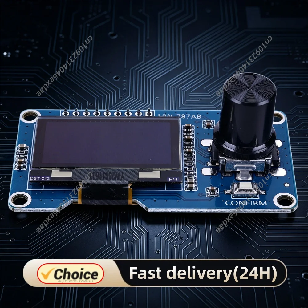OLED Display with Rotary Encoder Module 1.3/0.96 Inch Menu Navigation OLED Module Maker Education OLED Kit for Arduino STM32