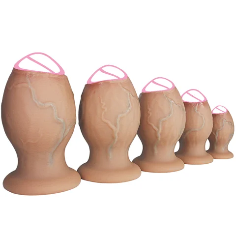 Huge Anal Plug Dildo Big Egg Butt Plug Anal Dilator Stimulate Vaginal Anus Sex Toys for Women Men Training Expansion Sex Toys