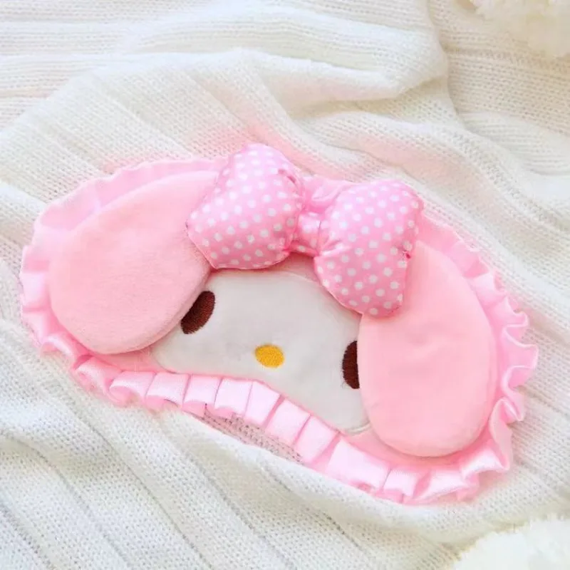 Kawaii مرحبا كيتي لطيف الكرتون فتاة النوم أفخم قناع عين الظل مكتب النوم طالب القيلولة الإناث الملحقات بالجملة
