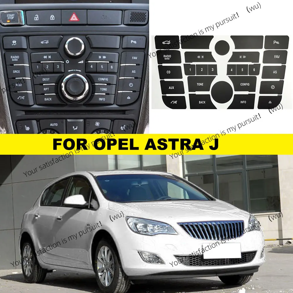 For Opel Astra J Button Sticker Air Conditioning Radio Panel Repair, Vauxhall Astra J GTC Auto Parts Refurbishment - view 5