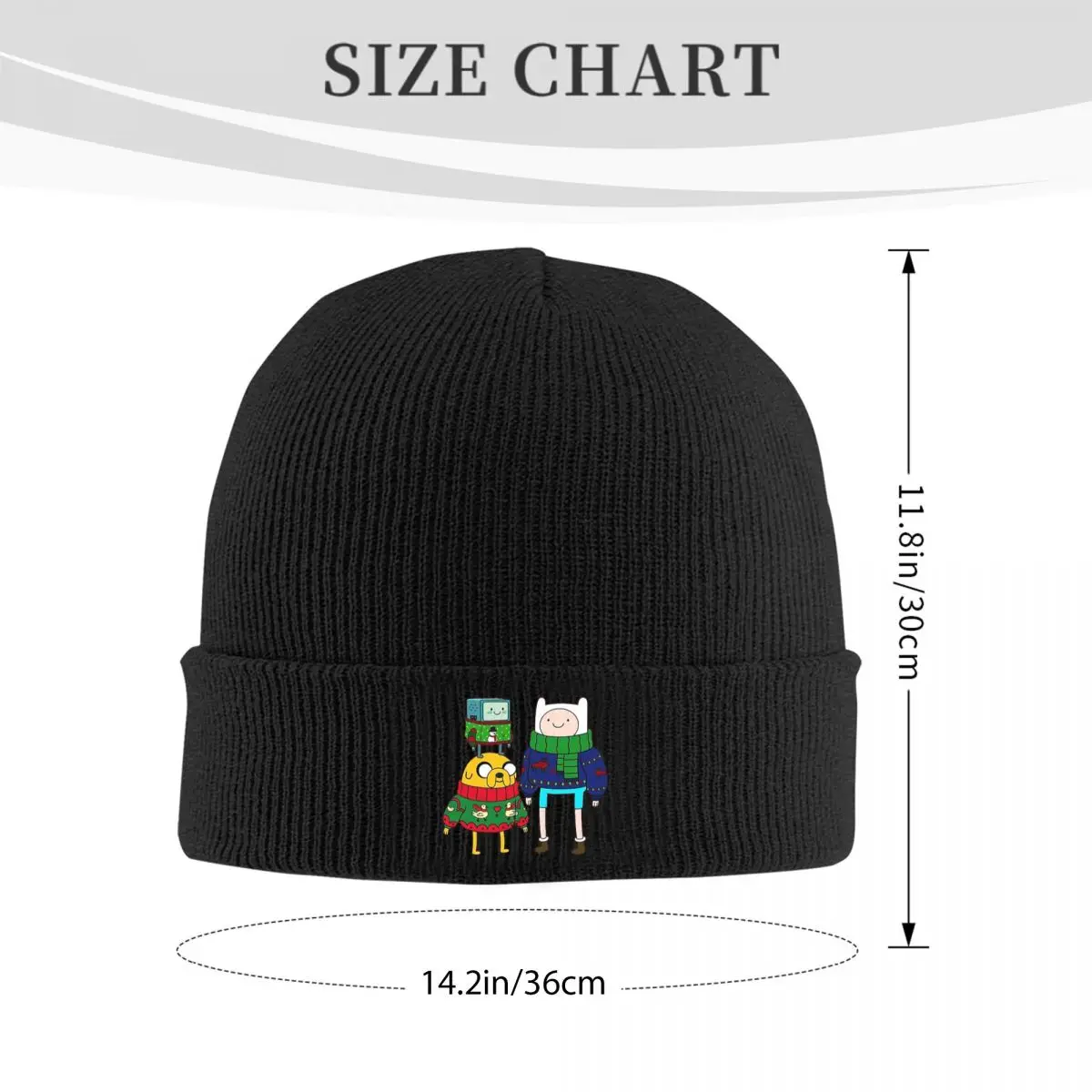 Finn Jake BMO Warm Knitted Cap Hip Hop Bonnet Hat Autumn Winter Outdoor Beanies Hats for Unisex Adult