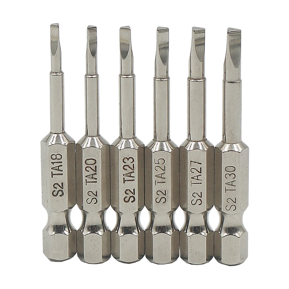 Magnetic Durable Screwdriver Bits S2 Steel 1/4 inch Hex Shank Screwdriver Bit Set Strong Toughness Electric Hand Tool