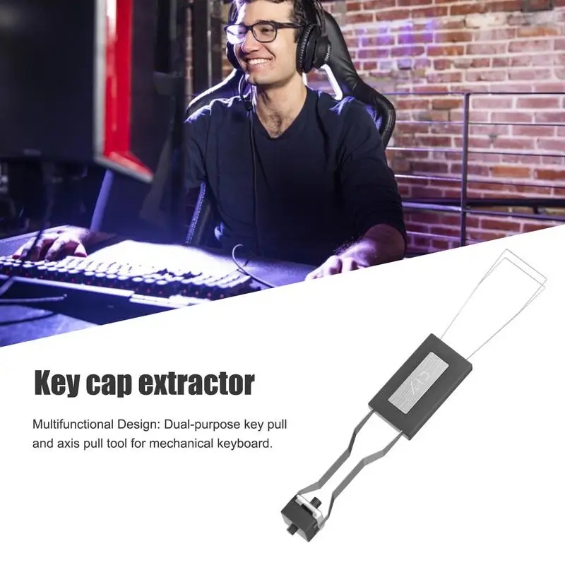 2 In 1 Multipurpose Keycap Switch Puller Set Keys Clamp Shaft pull Dual-Purpose Stainless Steel Tool for mechanical keyboard