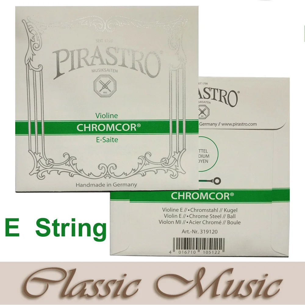 Pirastro Chromcor Violin Strings Full  Set (319020) , Set Ball End ,Original Made in Germany,4/4