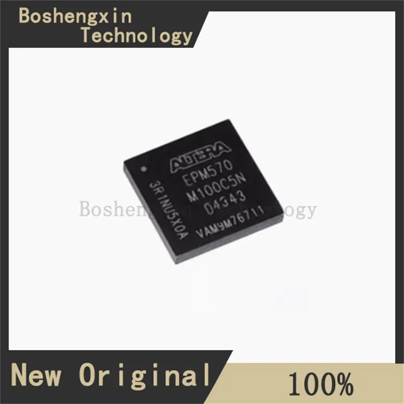 1Pcs EPM570M100C5N CPLD - Complex Programmable Logic Device CPLD - MAX II 440 Macro 76 IOs BGA100 EPM570M100C5N