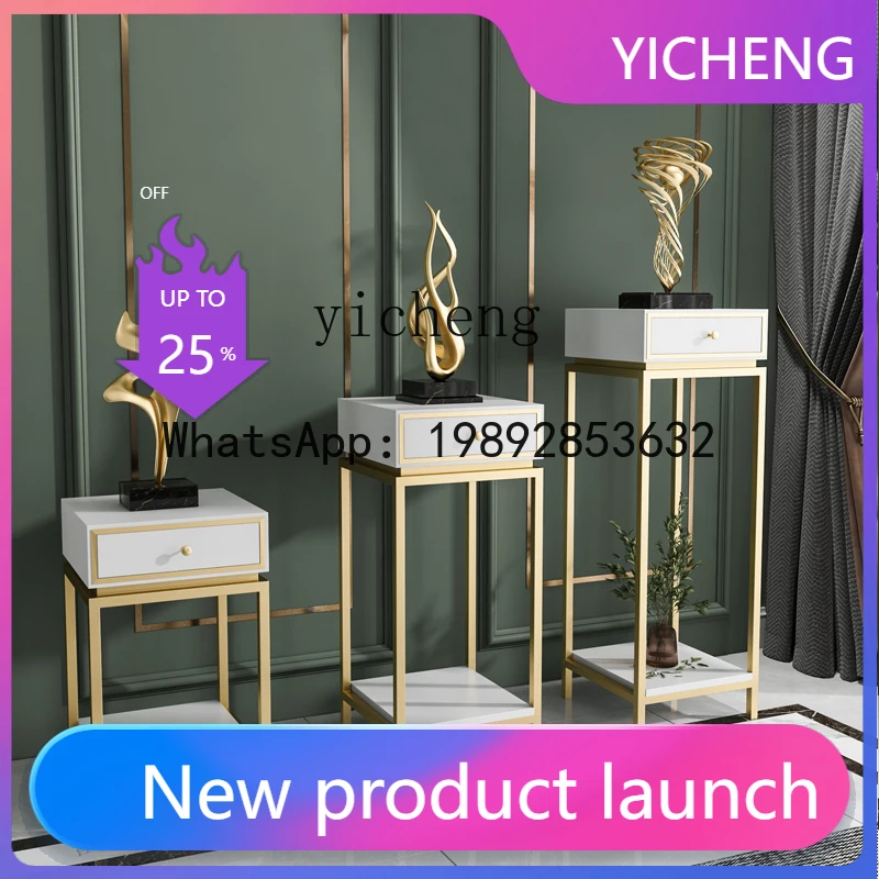 

X1 Simple Modern Indoor Multi-layer Living Room TV Cabinet Side Ornament Shelf Light Luxury Storage Rack