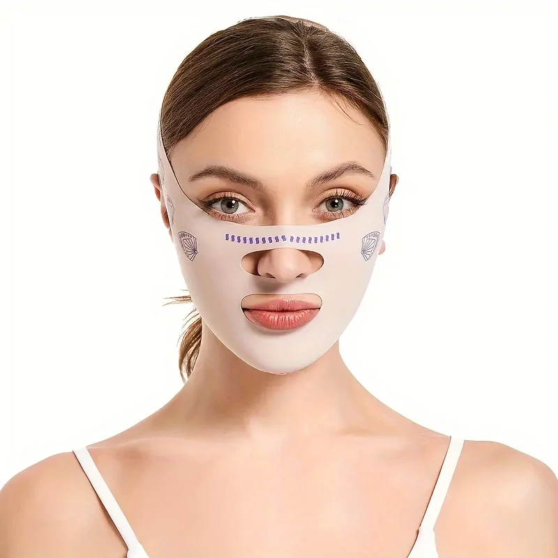 After facial line sculpting liposuction Fill Face Slimming Mask V-face Double chin Sleep bandage Liposuction tight bandage Face