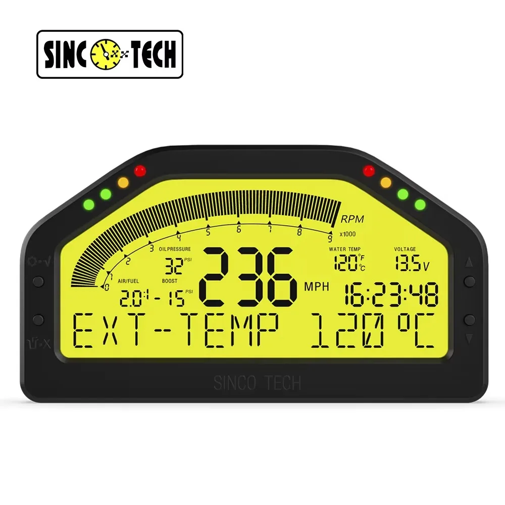 New Universal Multifunctional Car Retrofit/Upgrade Instrument Boost RPM Speed Exhaust Air-Fuel Ratio Pressure Gauge