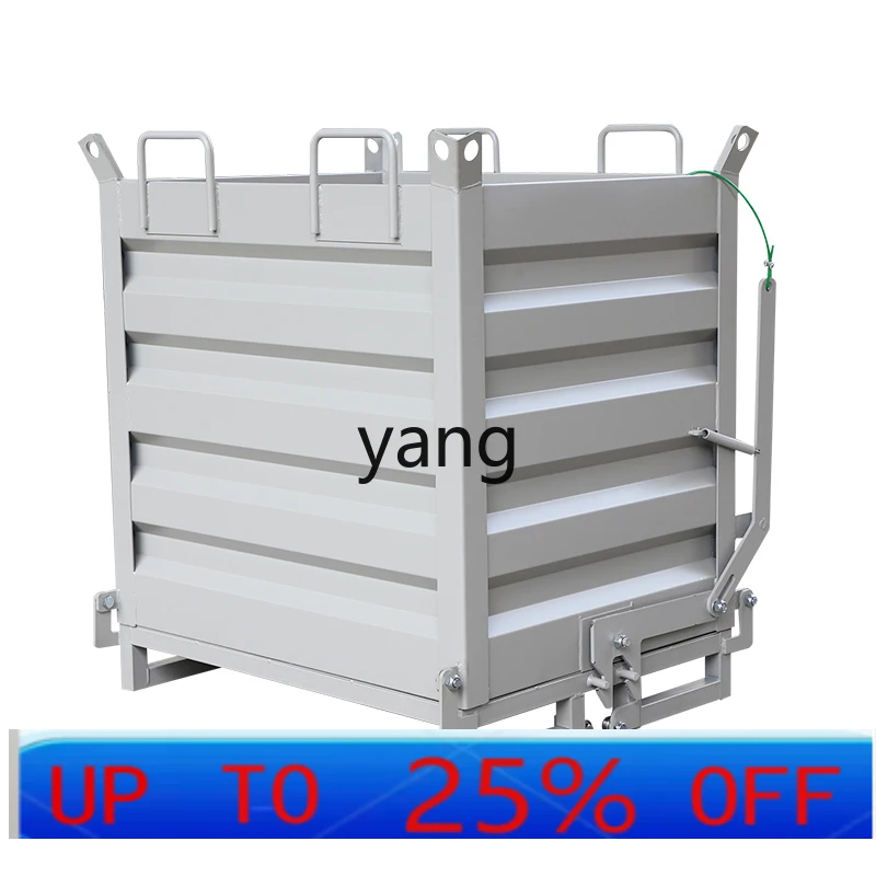 

LTT workshop heavy-duty thickened iron filings box dump garbage truck turnover waste recycling box