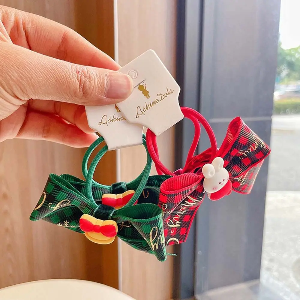 

Gift Hair Accessories Headband Korean Headwear Bells Christmas Hair Rope Kids Hair Band Christmas Hair Ring Bow Rubber Band