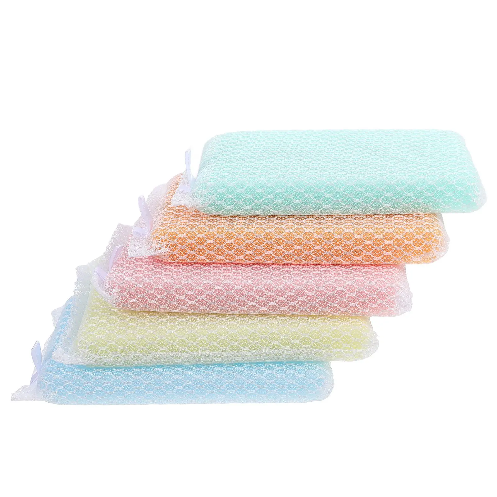 

5 Pcs Dish Scrub Sponge Cleaning Sponges for Household Dishwasher Net Bowl Kitchen