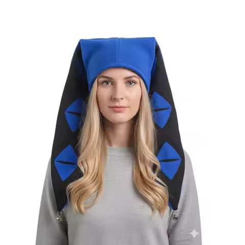 Game Shadow Milk Cookie Cosplay Costume Hat Adult Women Men Funny Trickster Costume Long Cap Halloween Accessories