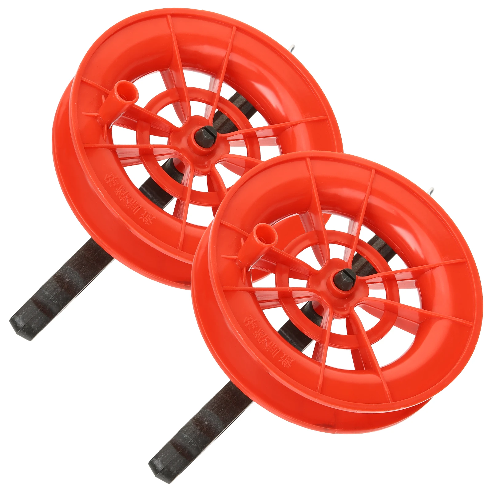 2 pçs leve localizador de pipa com corda carretel de pipa plástico eficiente acessórios para jogar