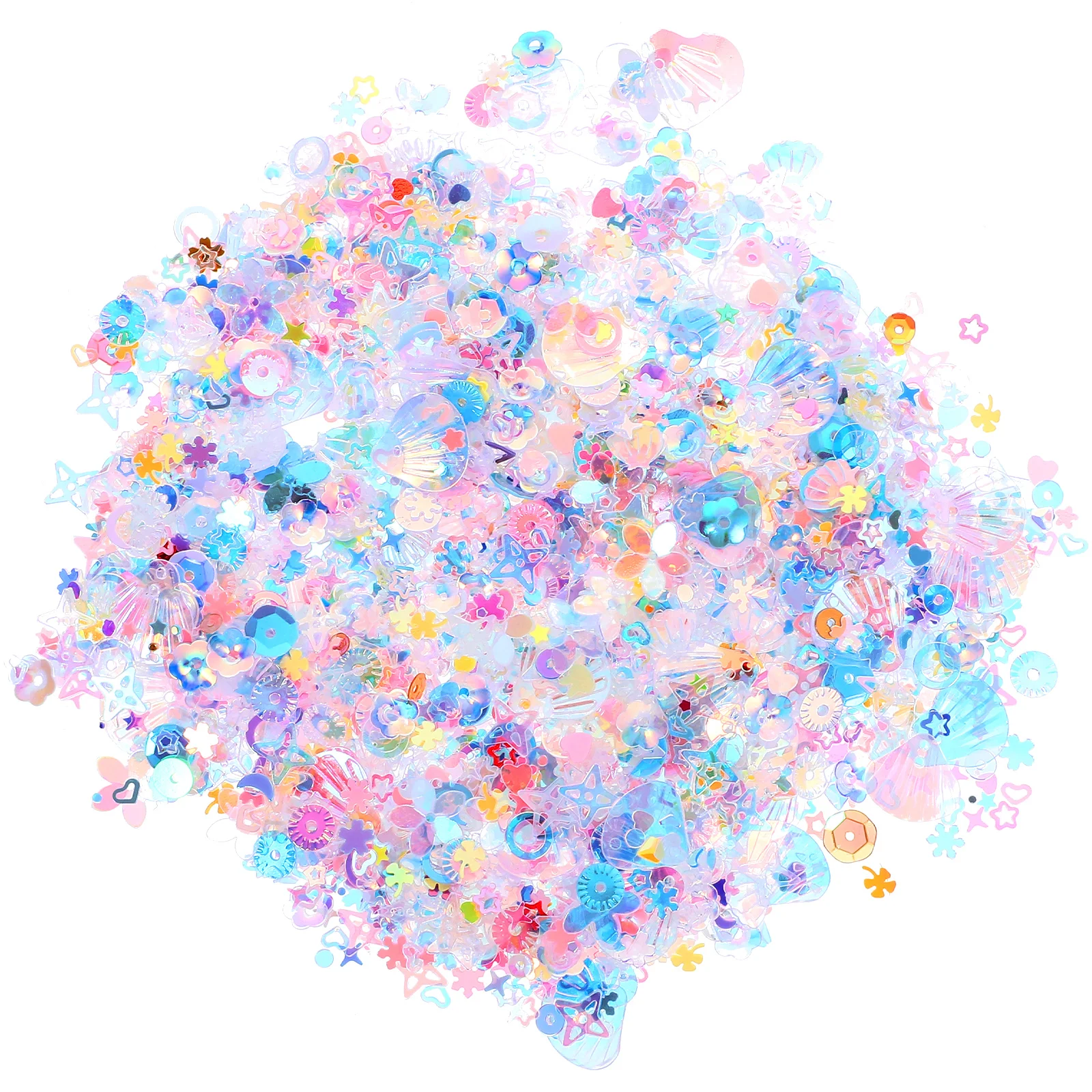 

Colorful Laser Sequins Crafts High Quality PVC Irregular Sequins Epoxy Stuffer Storage Bottle Filler DIY Accessories Sequin