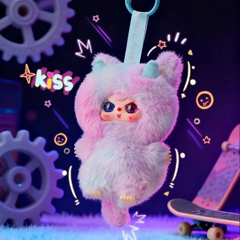 Nieuwe Baby Drie Walonglong Serie Blind Box Kawaii Mini Vinyl Pluche Pop Tas Hanger Decor Ornament Trendy Speelgoed Verrassingscadeau