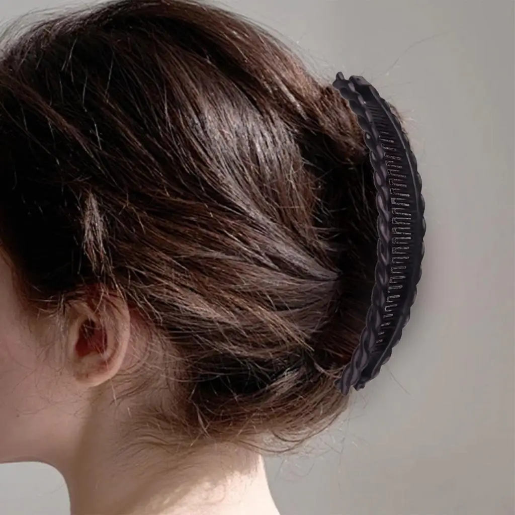 Große Bananenklammer für Damen, Klemmzubehör, lange Haarspange, Haarspangen für Menschen mit weniger Haaren, für Frauen und Mädchen, dickes, feines Haar