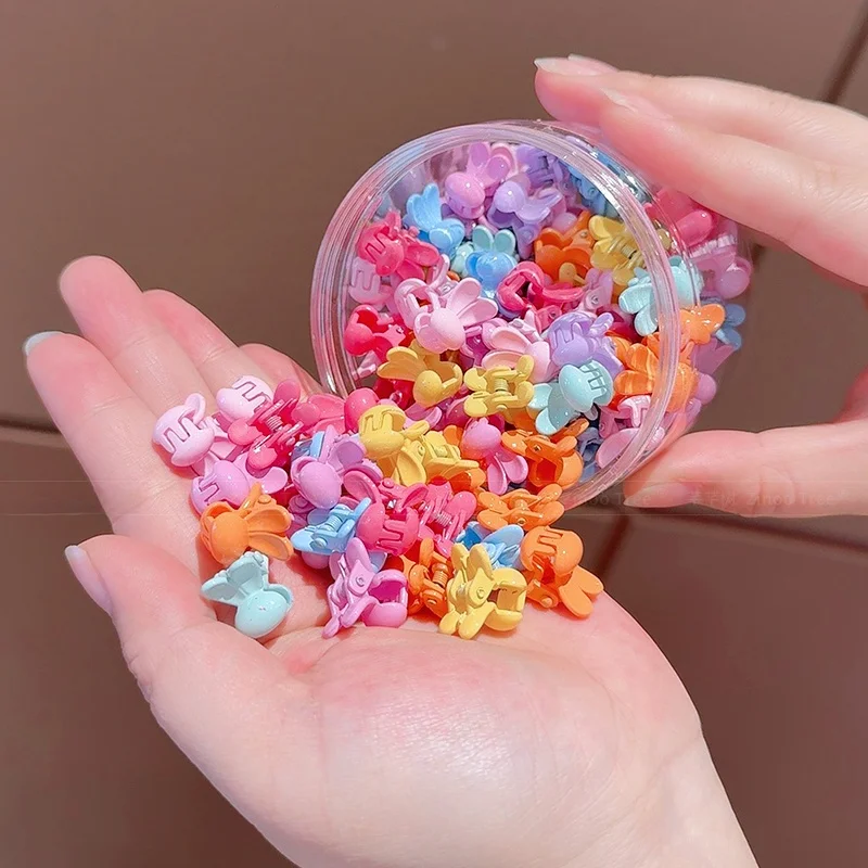 

Очаровательные заколки для волос для девочек, детские аксессуары для волос, не повреждающие пластиковые заколки для волос Sweet Sle, цветы на голову