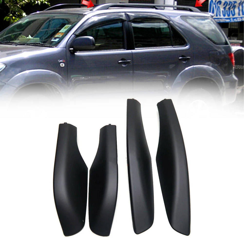 

Front and Rear Roof Rail End Covers for Toyota For Fortuner AN50 AN60 2004 to 2014 Fit For Hilux Exterior Trim Parts