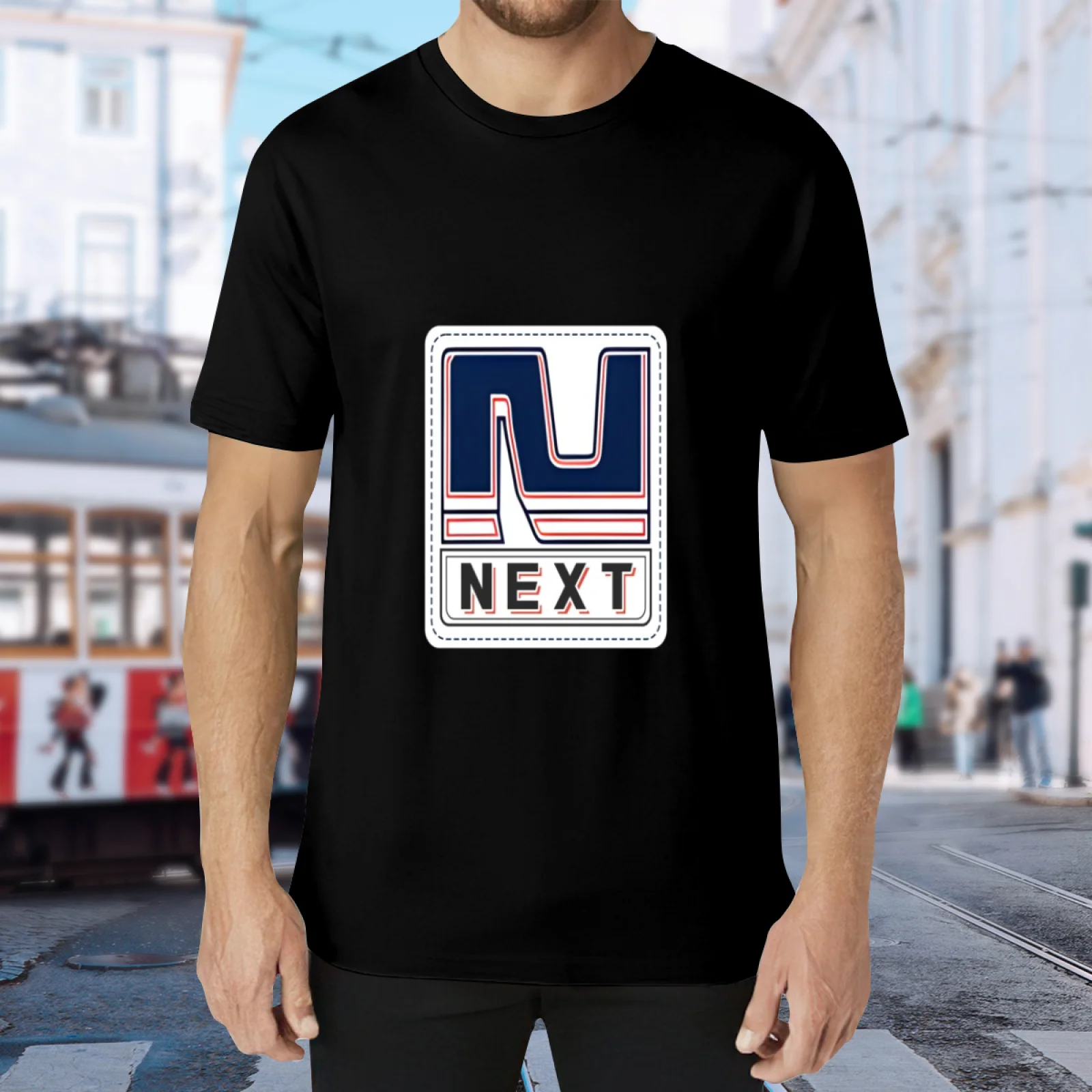 Retro-T-Shirt mit Abzeichen-Gr – Summer Clothing Next Bewertung und Preis