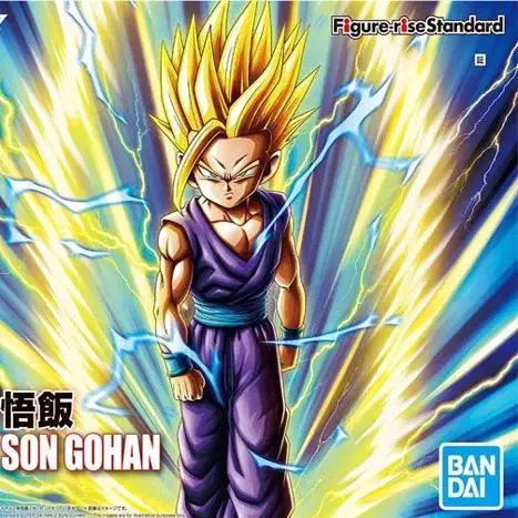 In Stock Genuine Bandai Dragon Ball Z Figure-rise Standard FRS Super Saiyan 2 Son GoHan Anime Action Figure Assembly Model Toys