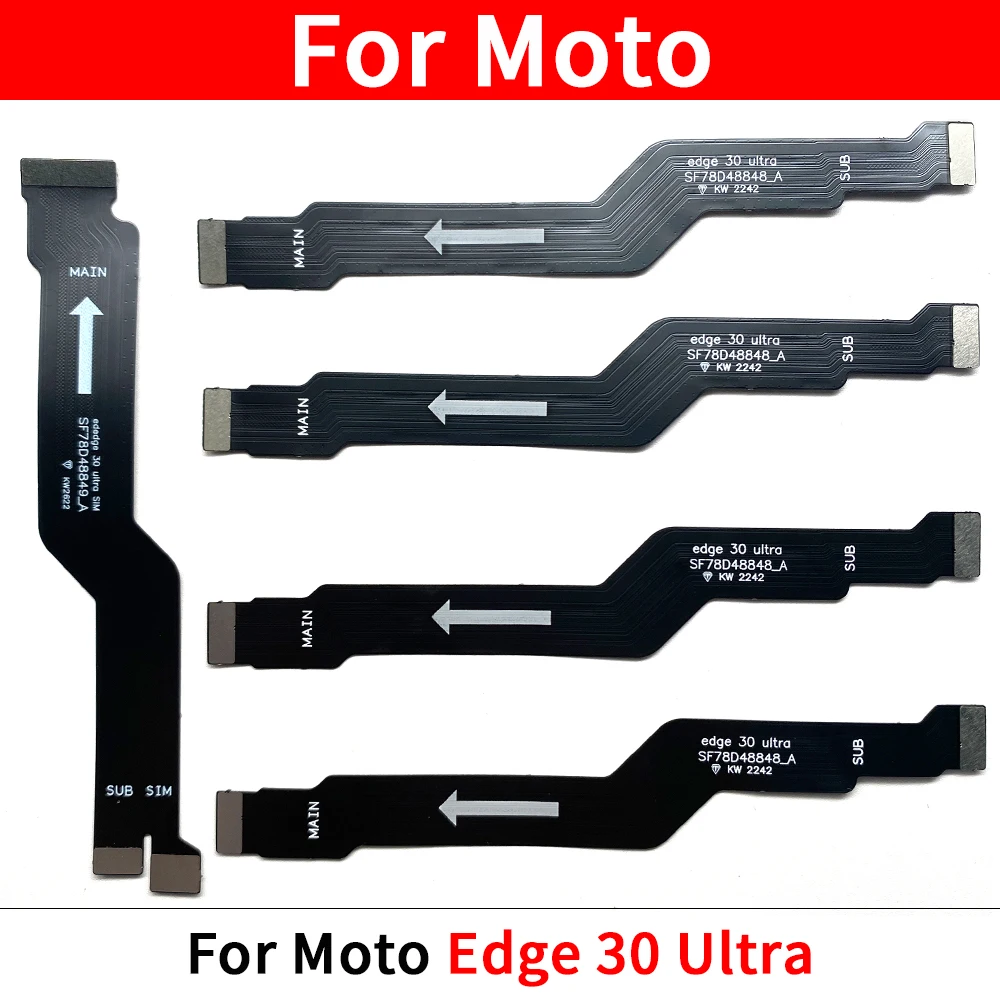 10 قطعة/الوحدة كابل مرن رئيسي مناسب لـ Moto Edge 30 Ultra توصيل اللوحة الرئيسية بشريط شاشة LCD #3
