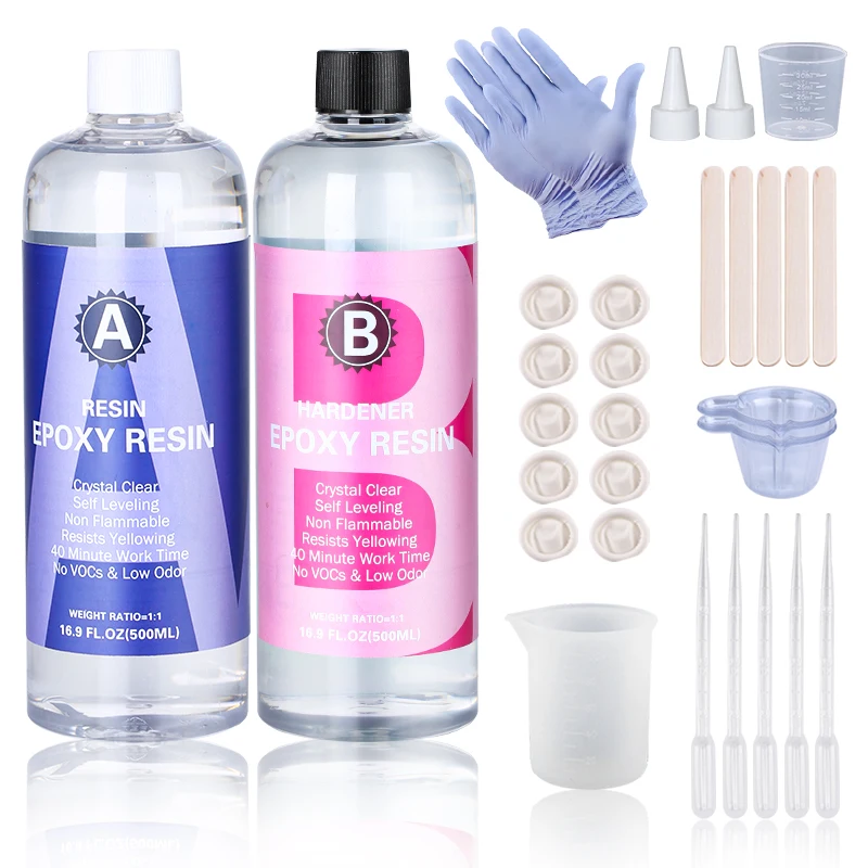 Kit de résine Crystal Clear Election Xy, haute brillance, moteurs, art gratuit, fournitures pour le revêtement et l\'examen de l\'artisanat, bijoux de