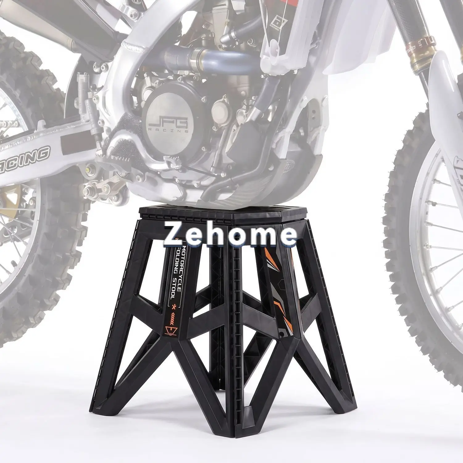 Motorcycle off-road vehicle modification, portable and portable maintenance stool PP display stand, repair stool, car stool,
