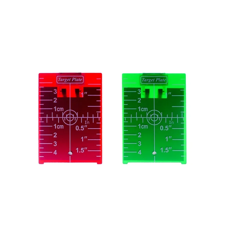 

Line Laser Target Plate Card for Red/Green Beam Magnetic Vertical/Horizontal Leveling Board Power Tool