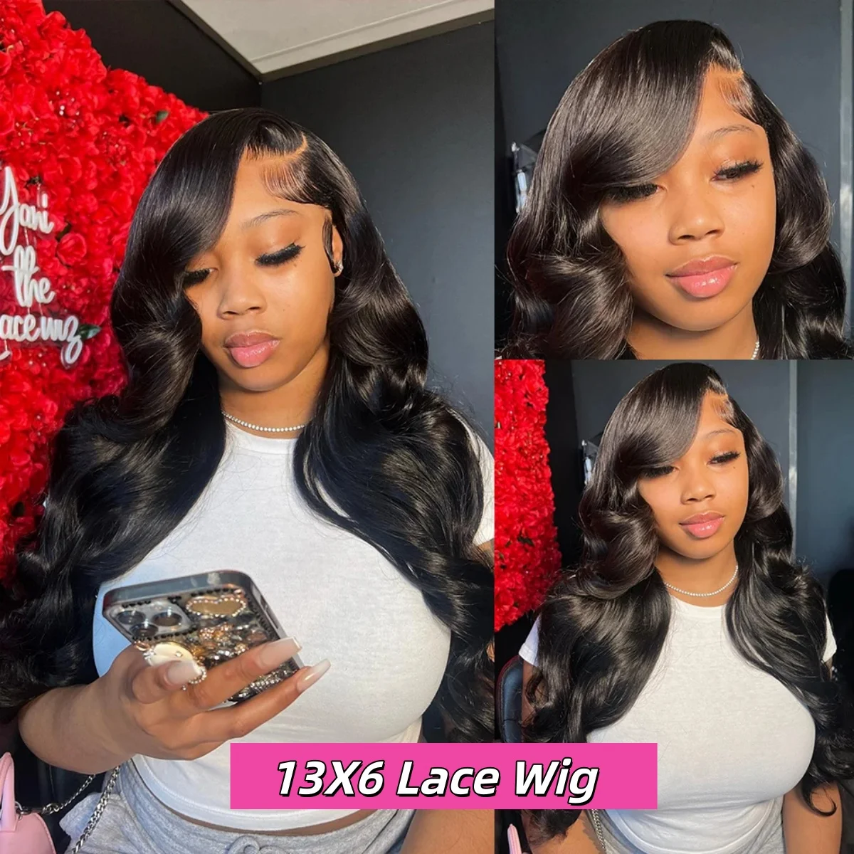 Perucas de Cabelo Humano com Ondas Naturais e Renda Frontal 13x6 HD, Perucas de Cabelo Humano com Renda Frontal 5x5 HD e Fechamento de Renda para Mulheres em Promoção