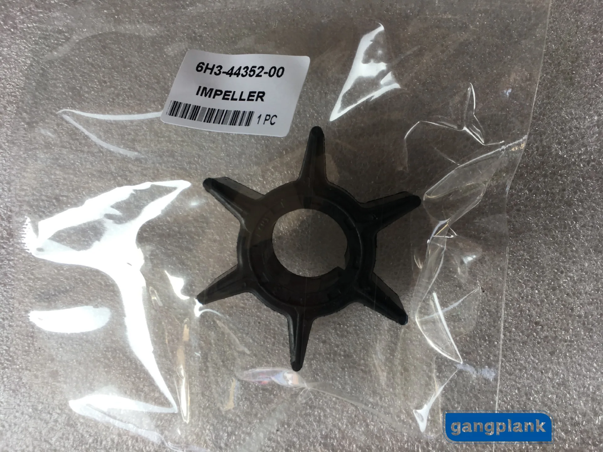 

Лопасть крыльчатки водяного насоса подвесного мотора, специальная противоводная крыльчатка 6H3-44352-00 для Yamaha 60 л.с.