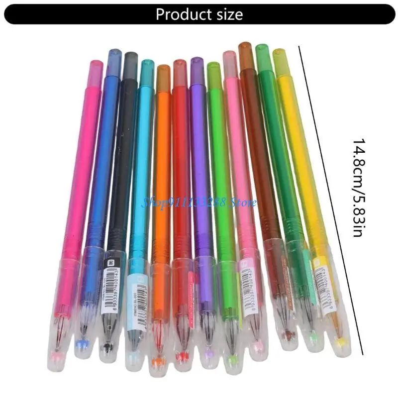 

G88D Coloring Pen 0.35mm Smooth Writing for Planner Drawing Marking 12PC