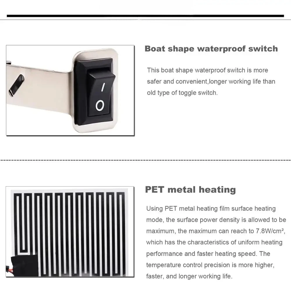 12 فولت دراجة نارية ساخنة مقبض القبضات E-الدراجة الثلج المقود مقابض سخان لهوندا الدراجات النارية قبضة تدفئة