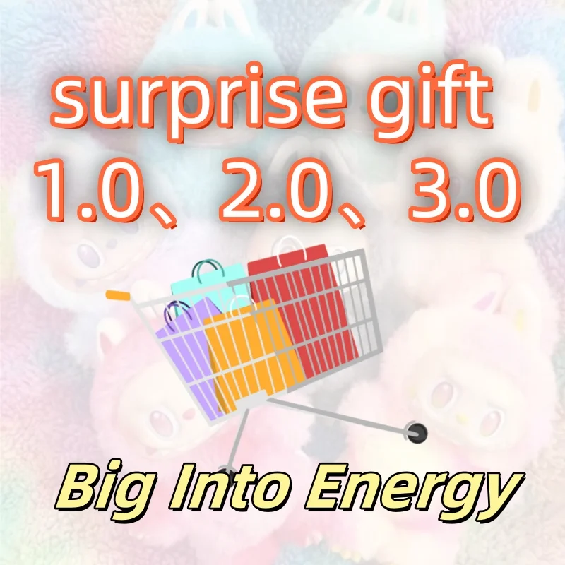 

Hot High Quality Blind Box The Monster Big Into Energy Series Vinyl Plush Doll Cute Box Keychain Birthday Gifts